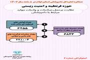 عملکرد ۸ ماهه اداره کل دامپزشکی استان ایلام در حوزه قرنطینه و امنیت زیستی