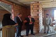 بازدید فرماندار مهران  از آزمایشگاه در حال ساخت اداره دامپزشکی شهرستان 