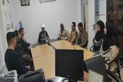 دیداروگفتگو مسئول دفتر نمایندگی ولی فقیه باهمکاران اداره دامپزشکی شهرستان چرداول