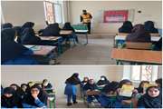 برگزاری کلاس آموزشی بیماری‌های مشترک انسان و دام در دبیرستان کوثر شهرستان هلیلان