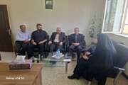 بازدید مسئولین اداره کل دامپزشکی استان از  اداره دامپزشکی شهرستان هلیلان