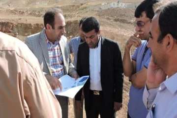 کلنگ زنی ساختمان دامپزشکی شهرستان سیروان