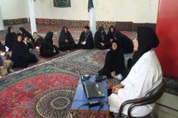 کارگاه آموزشی زنان روستایی در روستای فاطمیه شهرستان ایلام