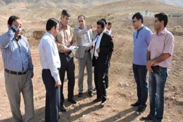 کلنگ زنی ساختمان دامپزشکی شهرستان سیروان
