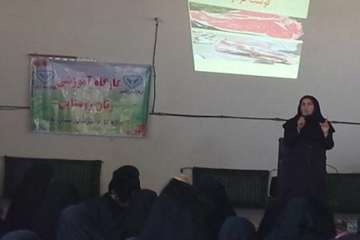 برگزاری کارگاه آموزشی زنان روستایی در روستاهای بخش هلیلان شهرستان چرداول