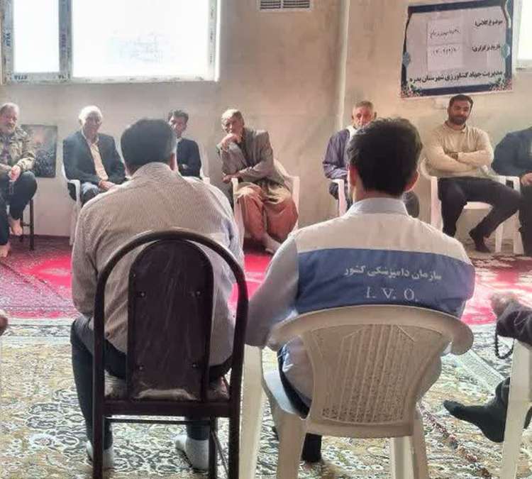 برگزاری دوره آموزشی فواید واکسیناسیون دام در روستای پاکل گراب شهرستان بدره