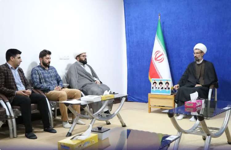 دیدار رئیس اداره دامپزشکی دهلران با امام جمعه این شهرستان به مناسبت ۱۴مهر روز ملی دامپزشکی  