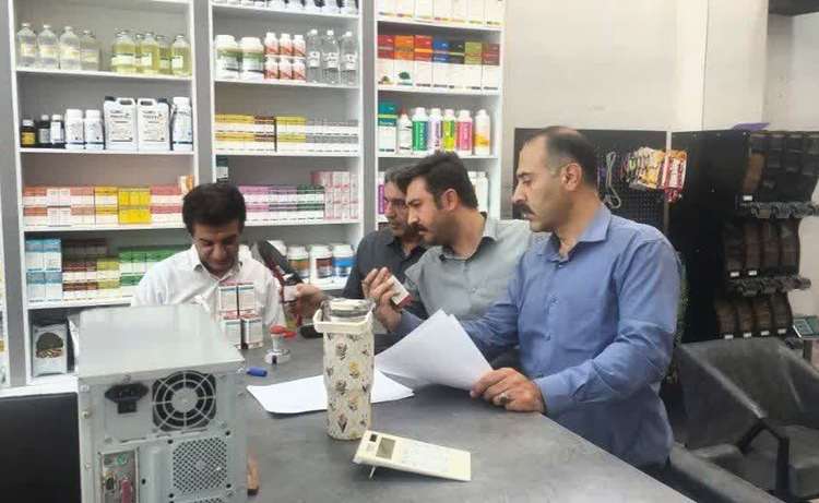 گشت مشترک دامپزشکی و تعزیرات حکومتی از مراکز بخش خصوصی دامپزشکی شهرستان ایلام