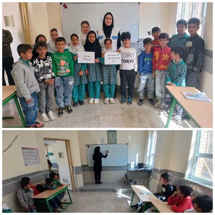 برگزاری دوره آموزشی بیماری‌های مشترک انسان و دام در روستای میوله علیا بخش آسمان‌آباد شهرستان چرداول