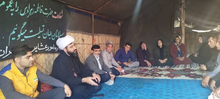 بازدید وسرکشی ازدامداران وعشایر دهلران به مناسبت هفته بسیج