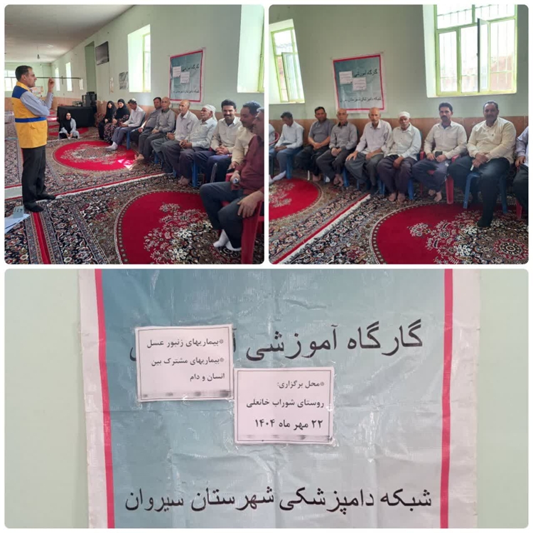 برگزاری دوره آموزشی در روستای شوراب‌خانعلی شهرستان سیروان